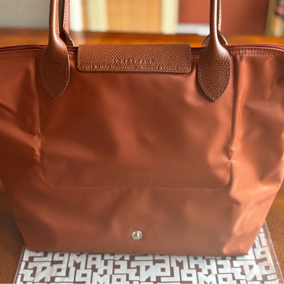 Longchamp MediumTote Bag in Brick - Picture 10 of 14